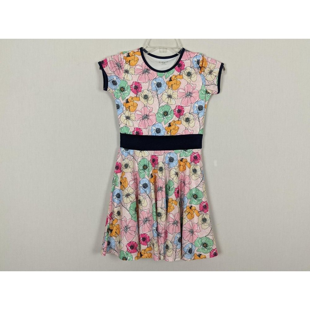 Kidpik summer floral pink‎ girls dress size 10